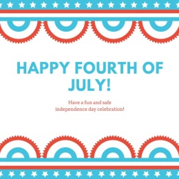 It's the Fourth of July, or, as I call it, exploding Christmas! Have a safe and happy holiday. And remember, the office is closed but will be back open tomorrow. Instagram post from @murielslanding on July 04, 2024 12:02:04pm