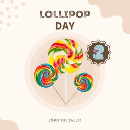Nowadays, people enjoy lollipops whenever they have a sweet tooth coming on, so why not make a holiday about it! National Lollipop Day celebrates the invention of the lollipop, how it brightens every childhood and makes everyone happy! Instagram post from @murielslanding on July 20, 2024 13:01:07pm